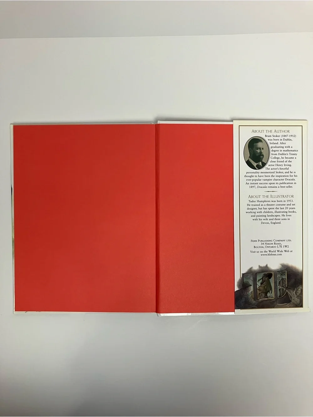 Vintage Dracula Bram Stoker Book 1998 Deluxe Classics Tudor Humphries 90s - Picture 5 of 15